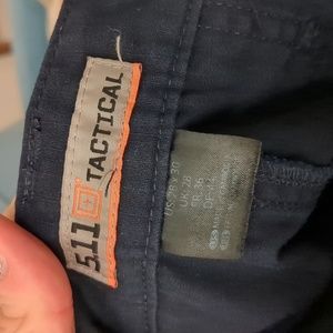 511 Tactical Pants Men's Navy Blue Cargo‎ Military RipStop Flex Size 28x30